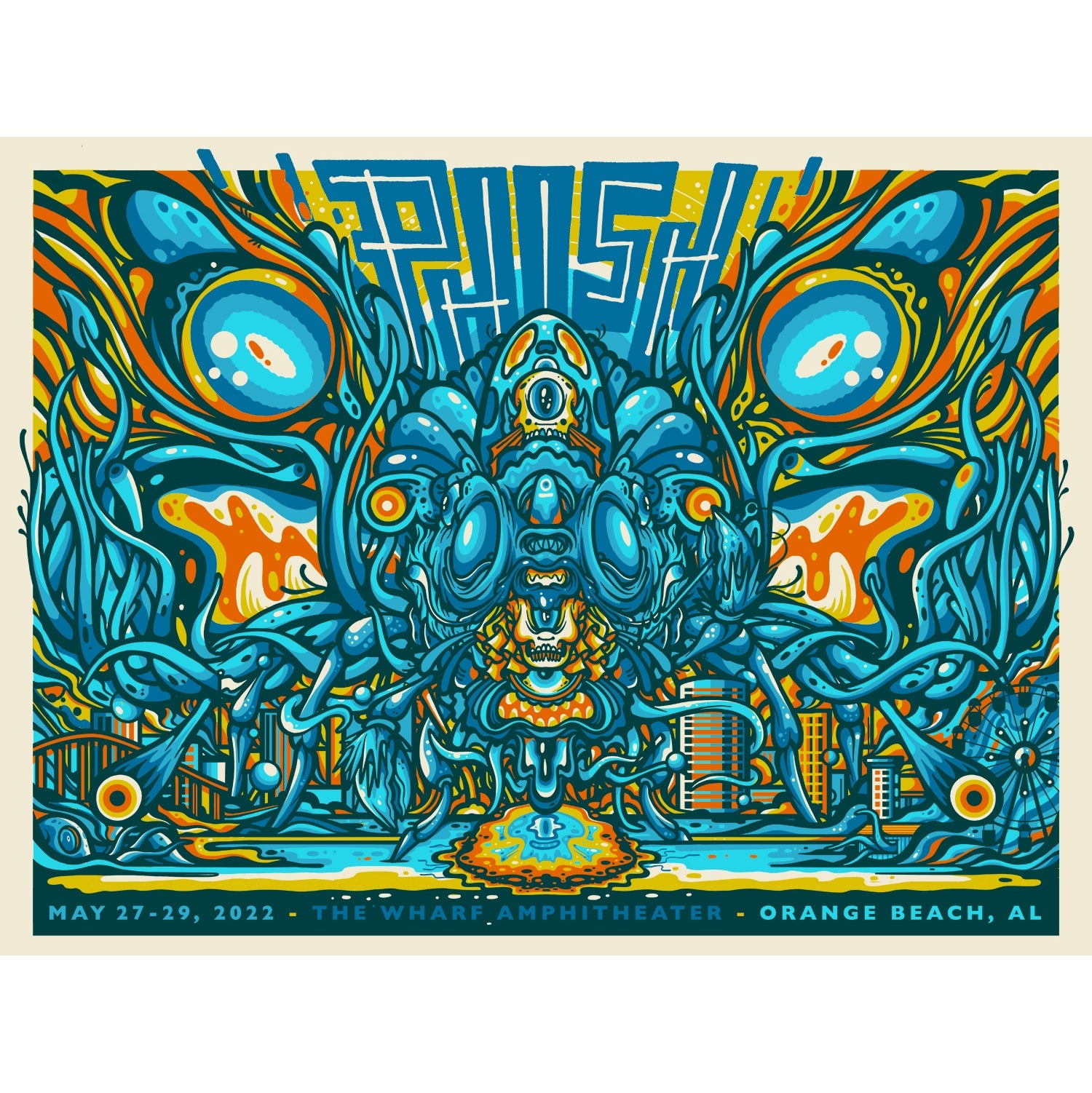 Phish 2022 Blue – Prints of Thieves